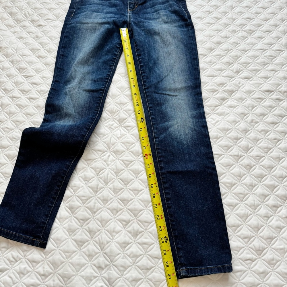 Joe’s Jeans Women's Mardi Straight Ankle Dark Faded Blue Denim Jeans Size 25 - Picture 8 of 12